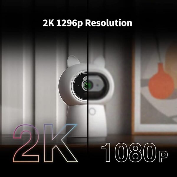 Telecamera + Hub Aqara G3 per Interni 2K 3MP P&T 360° - immagine 2