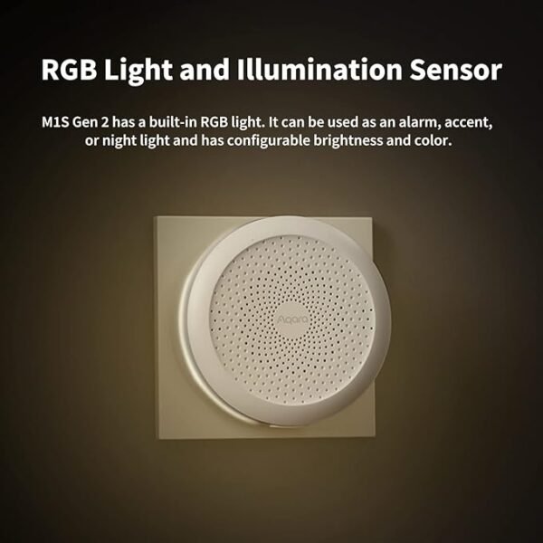 Aqara Hub Zigbee M1S Gen 2 con luce e sirena integrate - immagine 2
