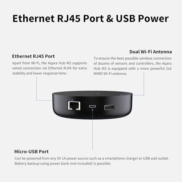 Aqara Hub M2 Zigbee con connessione LAN - immagine 3