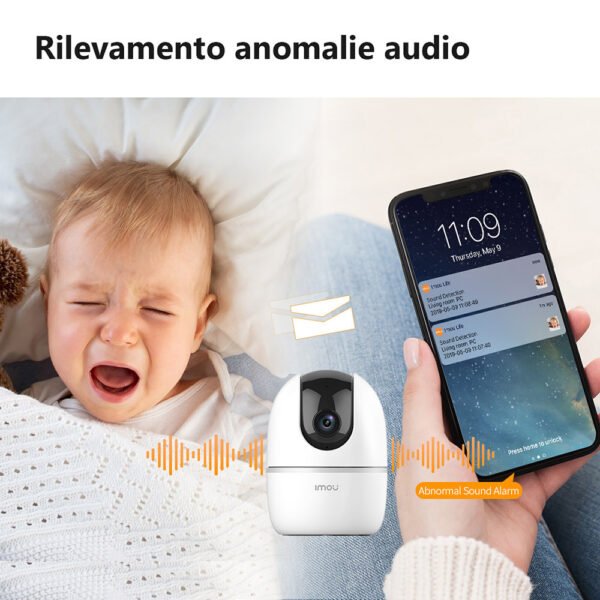 Telecamera da interno motorizzata Imou A1 2Mp IP/Wi-Fi - immagine 3