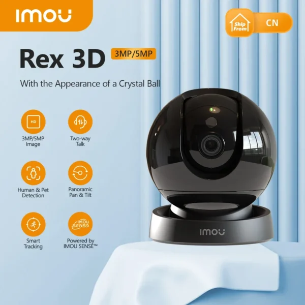 Telecamera da interno Imou Rex 3D 3K 5MP IP/Wi-Fi - immagine 2