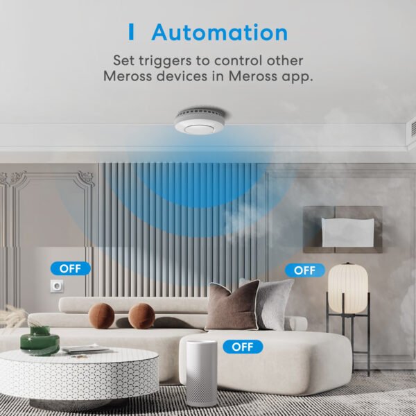 KIT Rilevatore Fumo RF + Hub Wi-Fi Meross - Apple HomeKit - immagine 4