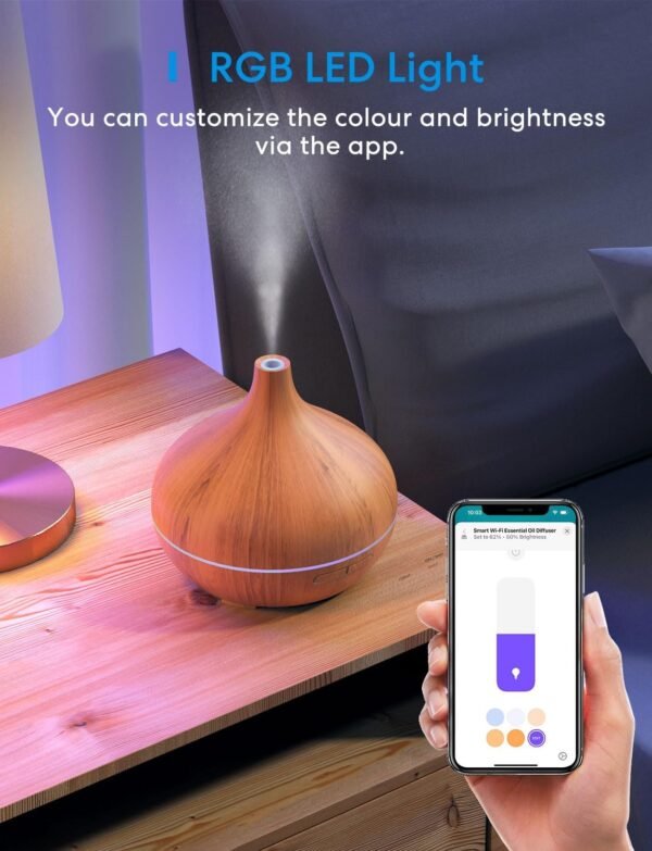 Diffusore Smart oli essenziali Meross Apple HomeKit - immagine 4