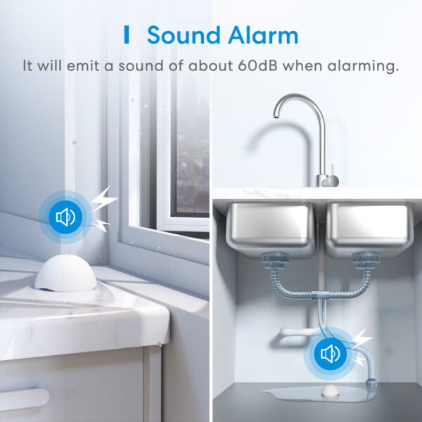 KIT Sensore Allagamento Smart RF + Hub Wi-Fi - immagine 4