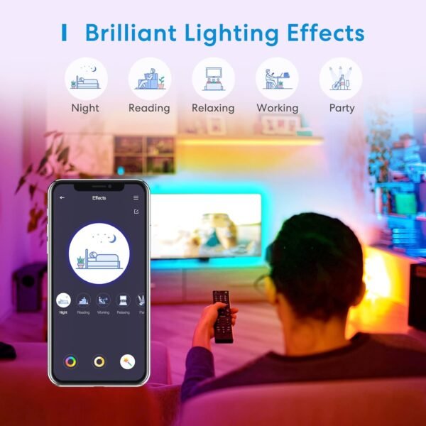 Meross Striscia LED PRO RGB + CCT Wi-Fi 5m - Apple HomeKit - immagine 3