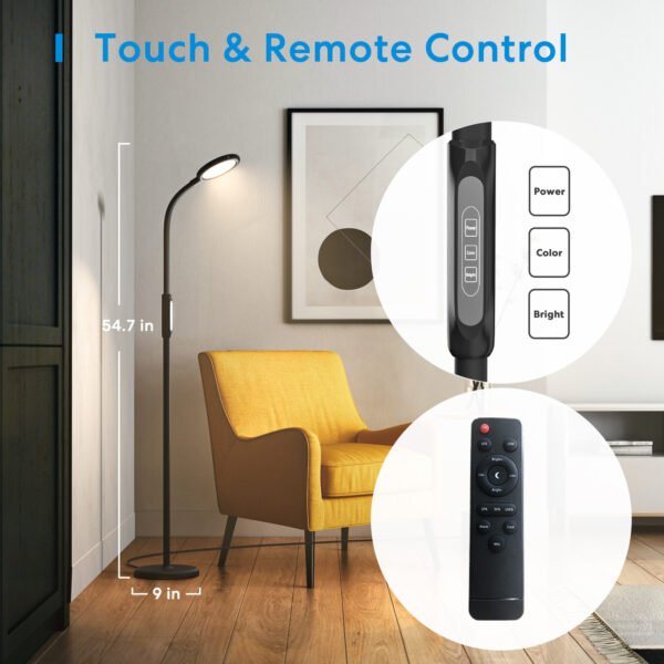 Meross Lampada da pavimento 3in1 Wi-Fi CCT - Apple HomeKit - immagine 2