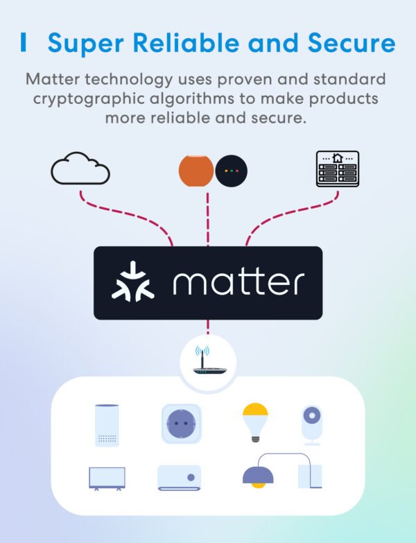 Presa Schuko Smart Meross Wi-Fi con controllo energia MATTER - immagine 2