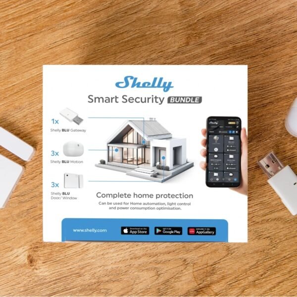 Shelly Smart Blu Bundle – Kit Sensori Bluetooth Completo con Hub Integrato - immagine 2