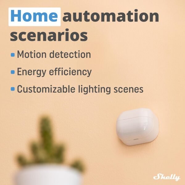 Shelly BLU Motion Sensor – Sensore di Movimento Bluetooth per Domotica - immagine 2