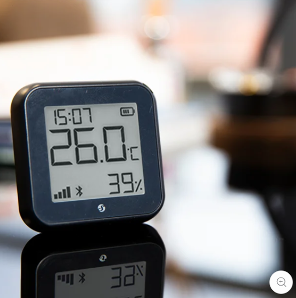 Shelly H&T Display Gen3 Nero – Sensore Temperatura e Umidità - immagine 3