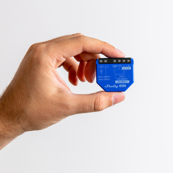 Shelly 1 Gen 3 – Relè Intelligente 16A AC/DC WiFi/Bluetooth con Contatto Pulito - immagine 4