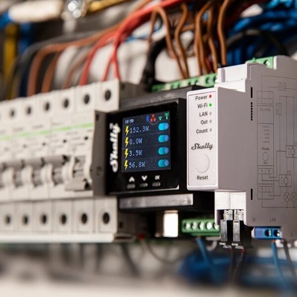 Shelly Pro EM 50A – Contatore Intelligente DIN con 2 Pinze 50A - immagine 2