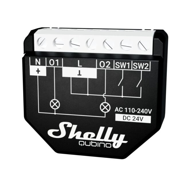 Shelly Qubino Wave 2PM – Relè 2 Canali con Power Monitoring - immagine 4