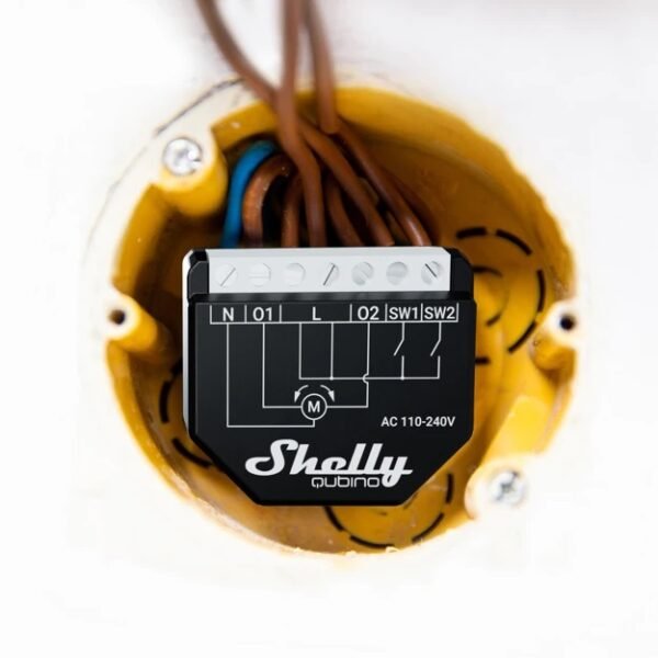 Shelly Qubino Wave Shutter – Controllo Tapparelle Smart AC/DC - immagine 2