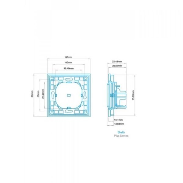 Shelly Wall Switch 4 – Interruttore da Parete 4 Tasti, Colore Bianco - immagine 3