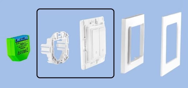 Shelly Wall Switch 4 – Interruttore da Parete 4 Tasti, Colore Bianco - immagine 2