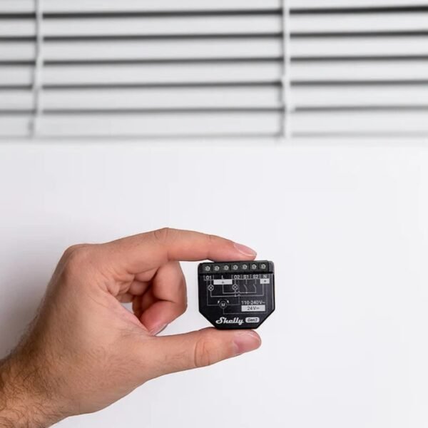 Shelly Plus 2PM Gen 3 – Relè Tapparelle Smart 16A AC/DC WiFi/Bluetooth con Power Monitoring - immagine 4