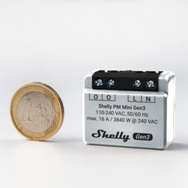 Shelly Mini PM Gen 3 – Modulo Smart 16A WiFi/Bluetooth con 4 Ingressi e Power Monitoring - immagine 4
