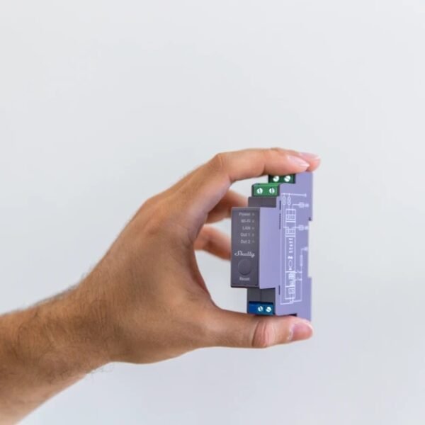 Shelly Pro 2 – Relè Intelligente DIN 2 Canali IP LAN/WiFi/Bluetooth - immagine 4