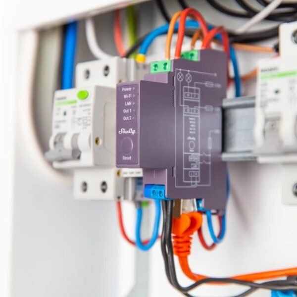 Shelly Pro 2 – Relè Intelligente DIN 2 Canali IP LAN/WiFi/Bluetooth - immagine 2