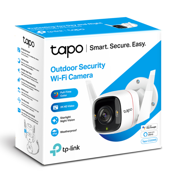 Telecamera sorveglianza Tapo C230WS 4MP/2.5K Wi-Fi/Ether - immagine 2