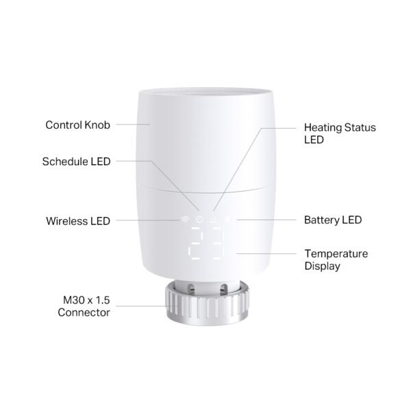 Valvola Termostatica Smart Tapo Kasa KE100 - immagine 4