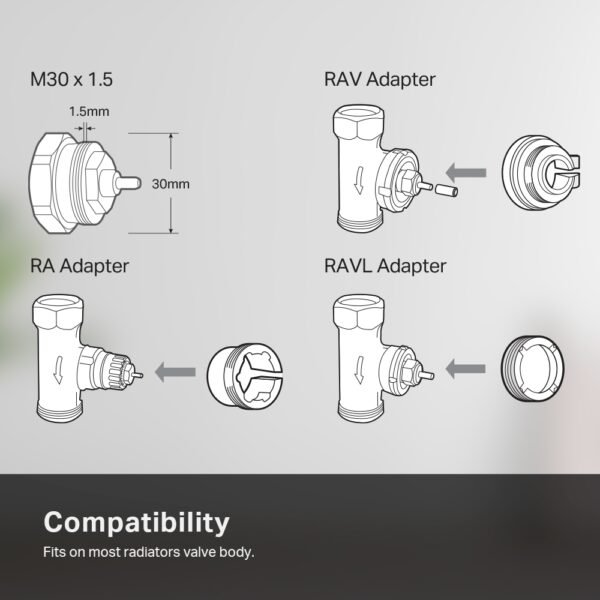 Valvola Termostatica Smart Tapo Kasa KE100 - immagine 3