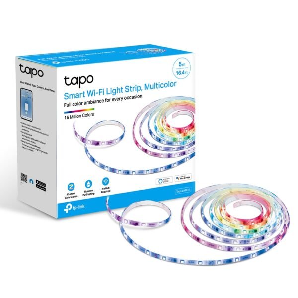 Striscia LED Smart RGB-IC Tapo L920 5m Wi-Fi - immagine 4