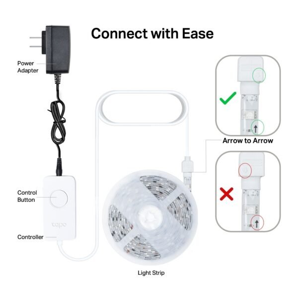 Striscia LED Smart RGB-IC Tapo L920 5m Wi-Fi - immagine 2