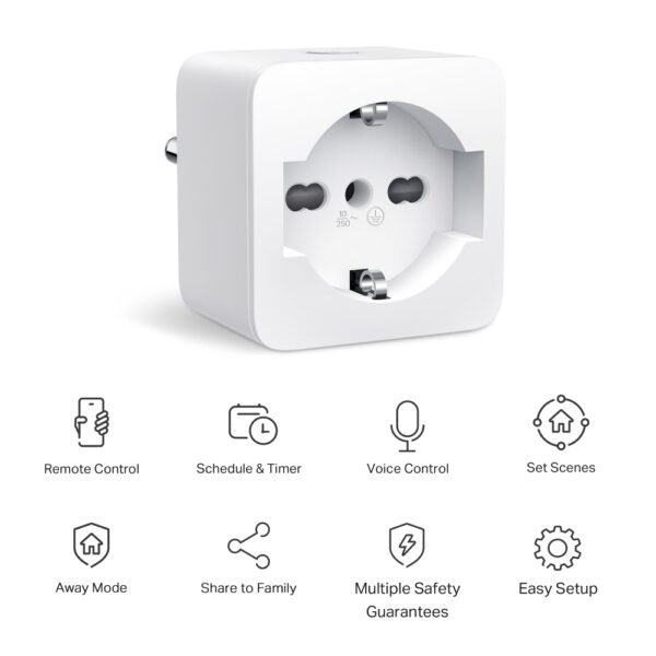 Mini Presa Smart Bipasso Tapo TP10 Wi-Fi - immagine 4