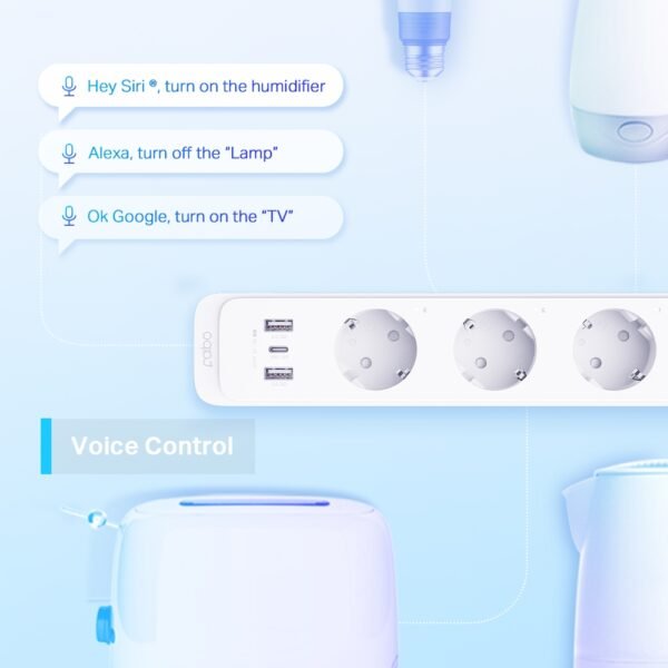 Multipresa Smart Schuko Tapo P300 Wi-Fi - immagine 4