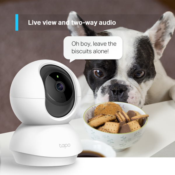 Telecamera per videosorveglianza Tapo TC70 Full HD Pan/Tilt Wi-Fi - immagine 2