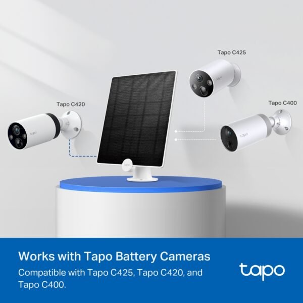 Pannello solare Tapo A200 per telecamere smart a batteria - immagine 6