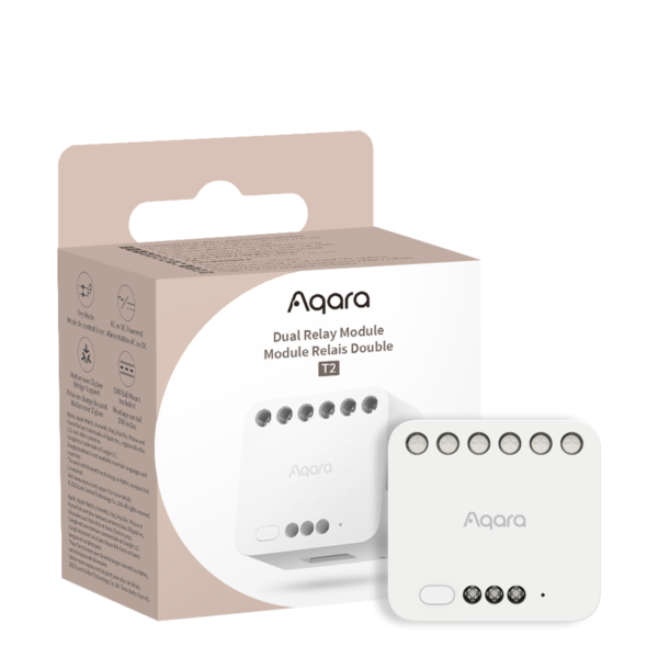 Modulo Relè Smart Aqara Doppio Zigbee + contatto pulito