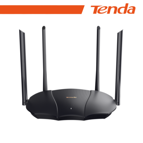 Tenda Router Wi-Fi 6 AX3000 Dual-band Gigabit Business - TX9 Pro - Black