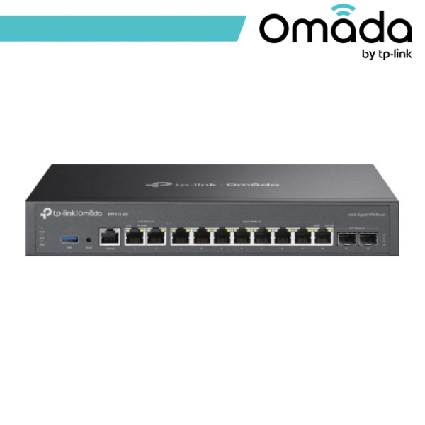 Omada Router VPN Multi-Gigabit - ER7412-M2 - Black
