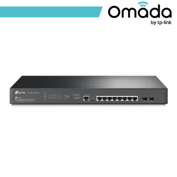 Omada Switch Managed L2+ 8 Porte 2.5GBASE-T PoE+ e 2 Slot SF - SG3210XHP-M2 - Black