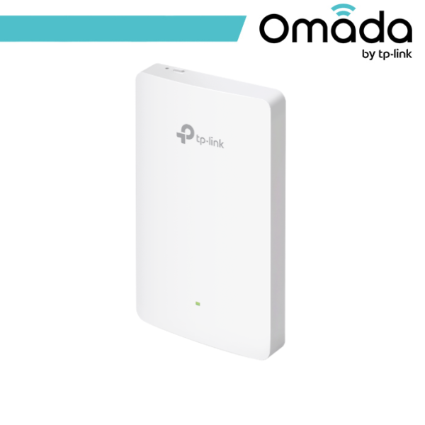Omada Access Point Wall Plate WiFi 6 AX1800 - EAP615-Wall - White