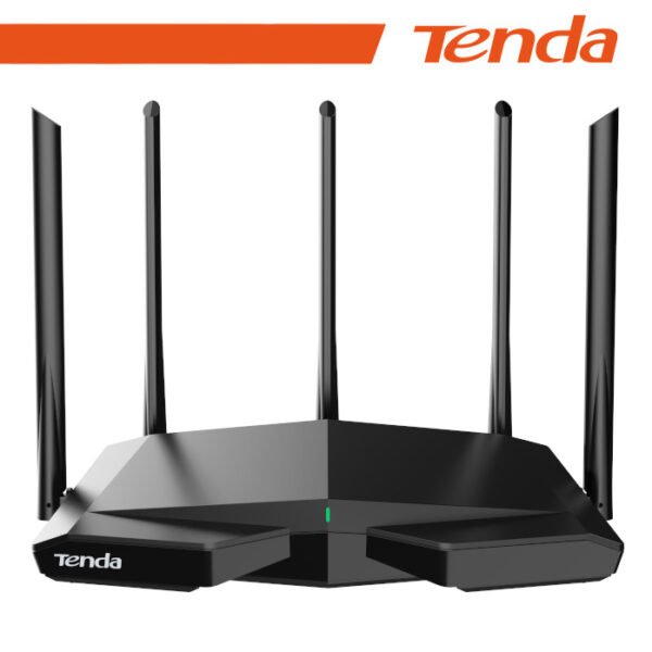 Tenda Router Wi-Fi 6E Dual-Band Gigabit - TX27 Pro - Black