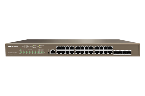 Switch PoE L3 Managed 24 porte Gbit + 4 SFP G5328P-24-410W - Bronze