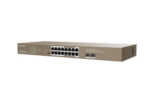 Switch Unmanaged 16GE+2 SFP a 16 porte 10/100/1000Mbps - Light brown