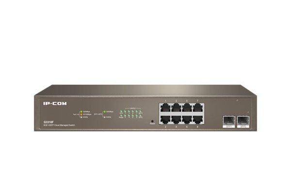 Switch Cloud Managed 8 port GE + 2 SFP - G3310F - Light brown