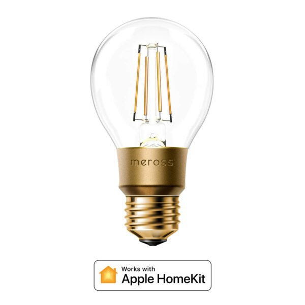 Lampadina Smart Wi-Fi filamento caldo Meross A19