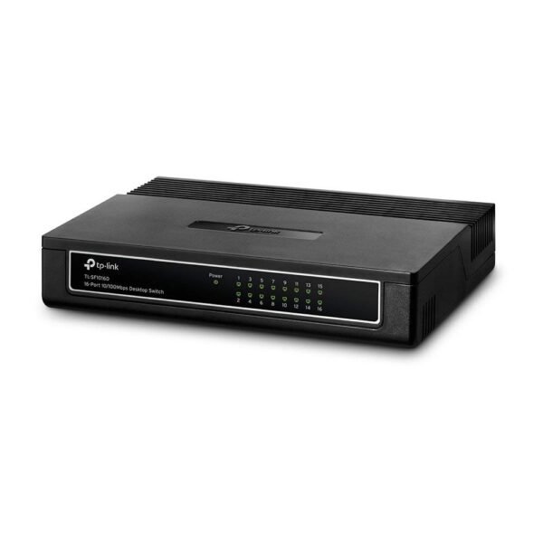 Switch Desktop 16 Porte RJ45 10/100Mbps Plug&Play TL-SF1016D - Black