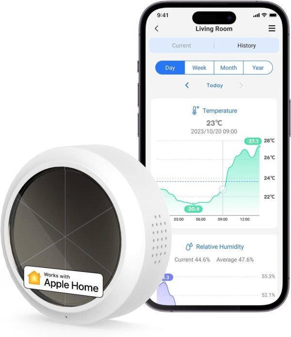 Sensore Temperatura&Umidità Meross- Apple HomeKit