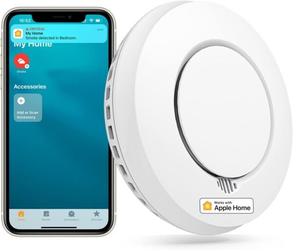 Meross Rilevatore Fumo Smart RF [EN 14604] - Apple HomeKit
