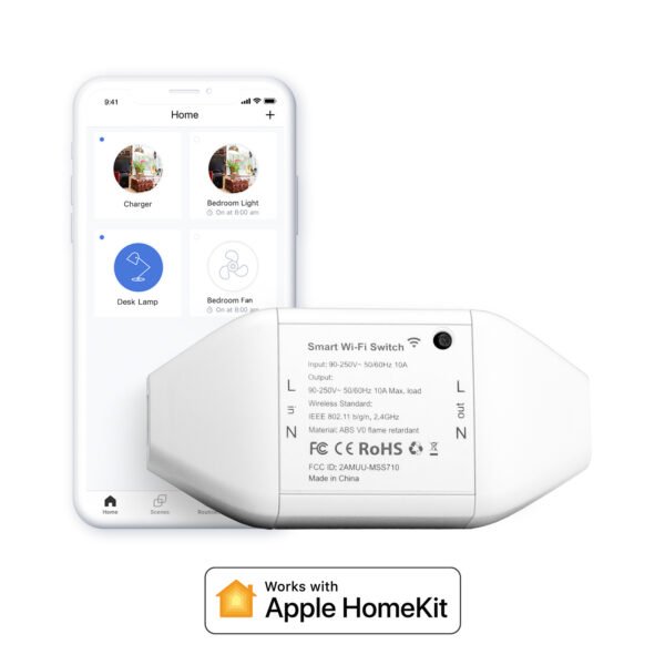 Meross Relè Smart Universale 220V Wi-Fi Apple HomeKit