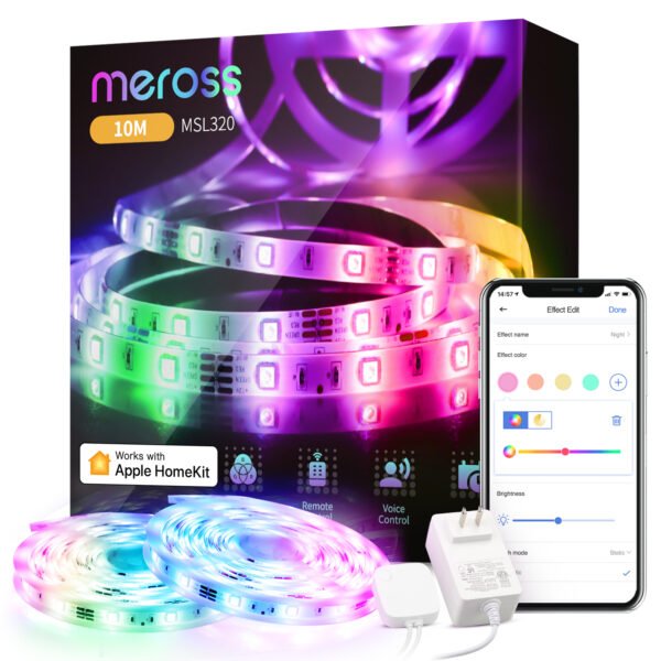 Meross Striscia LED RGBW Smart Wi-Fi 10m - Apple HomeKit