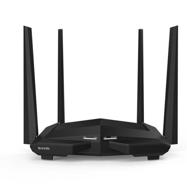 Tenda AC10U Smart Dual-Band Gigabit AC1200 WiFi Router USB - Black