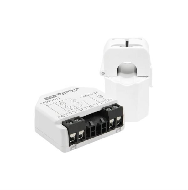 Shelly EM Gen 3 – Contatore di Energia WiFi con Pinza Amperometrica 50A